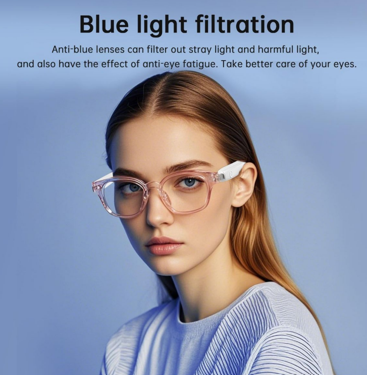 AI Translation Smart Glasses – Real-Time 160+ Languages, Bluetooth 5.3