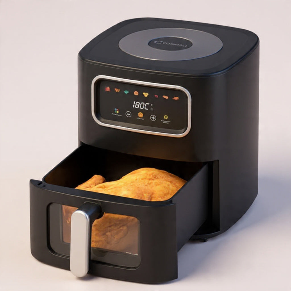 10L Visible Air Fryer – Modern Square Design