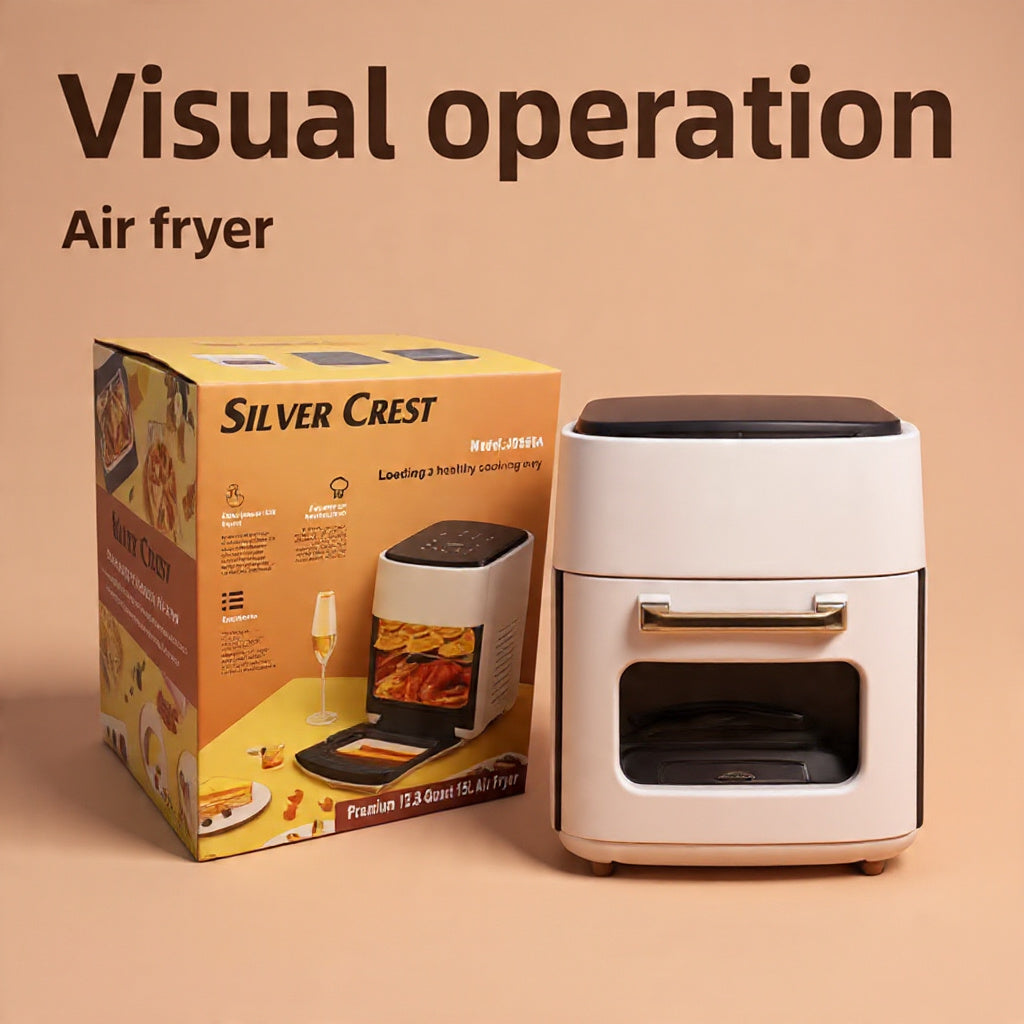 15L Smart Air Fryer – Large Capacity, Visible Window