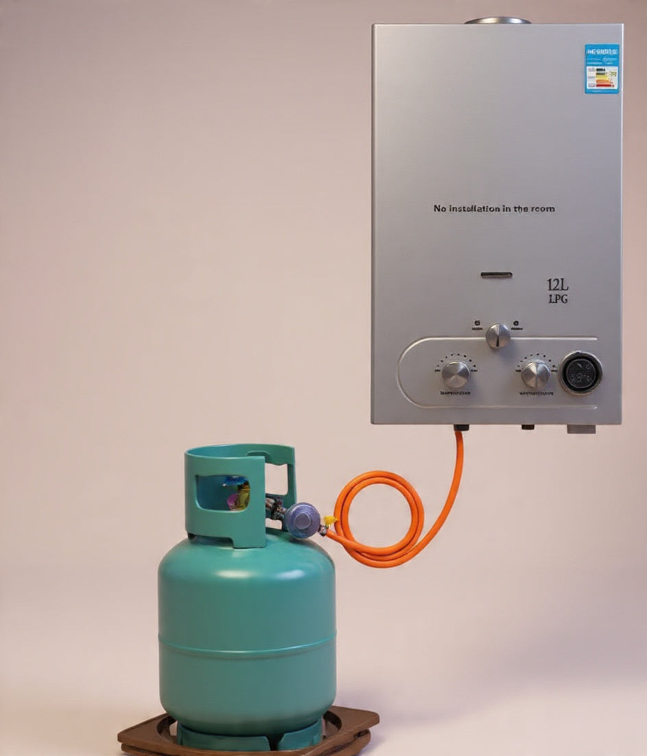 12L LPG/LNG Tankless Stainless Steel Gas Geyser