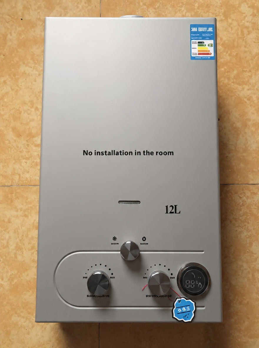 12L LPG/LNG Tankless Stainless Steel Gas Geyser