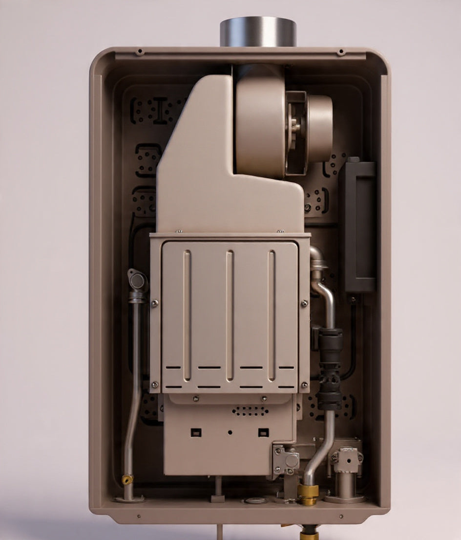 10L LPG Gas Geyser – LCD Display, Fan-Forced