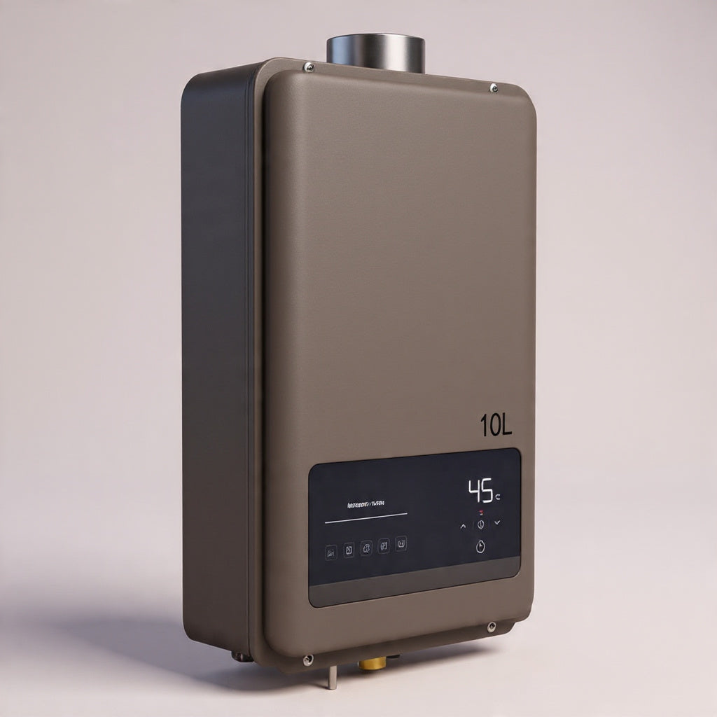 10L LPG Gas Geyser – LCD Display, Fan-Forced
