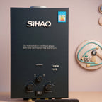 Titanium Black 10L Tankless LPG Gas Geyser