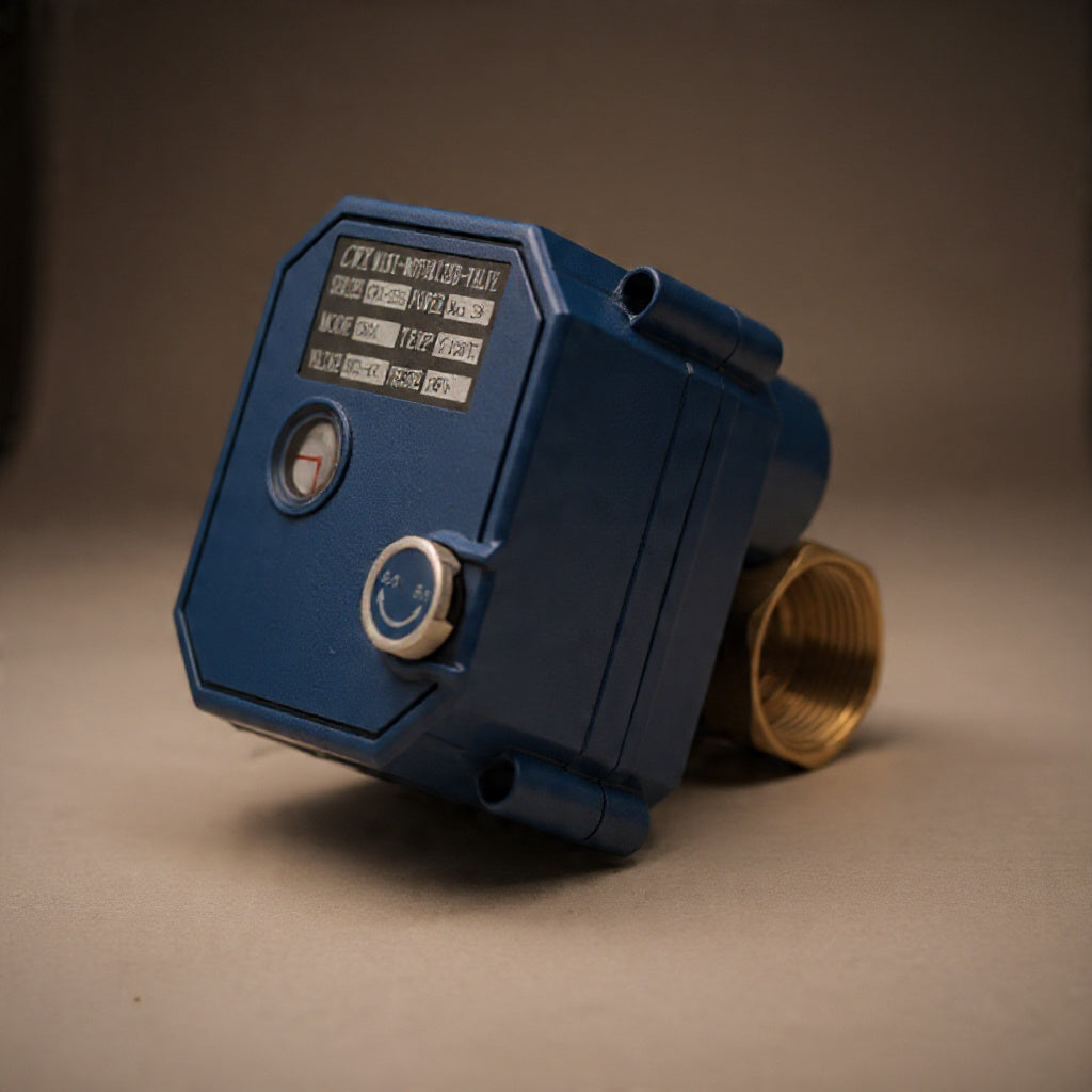 2-Way Motorized Brass Ball Valve – AC220V