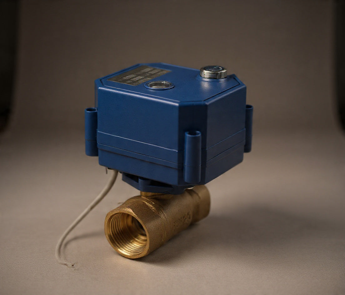 2-Way Motorized Brass Ball Valve – AC220V