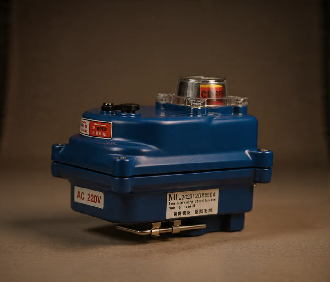 2-Way Motorized UPVC Ball Valve – LED Indicator, AC24V/DC24V/AC220V