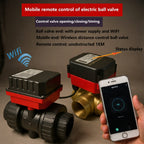 2-Way Smart UPVC Ball Valve – Mobile App Controlled, DN15