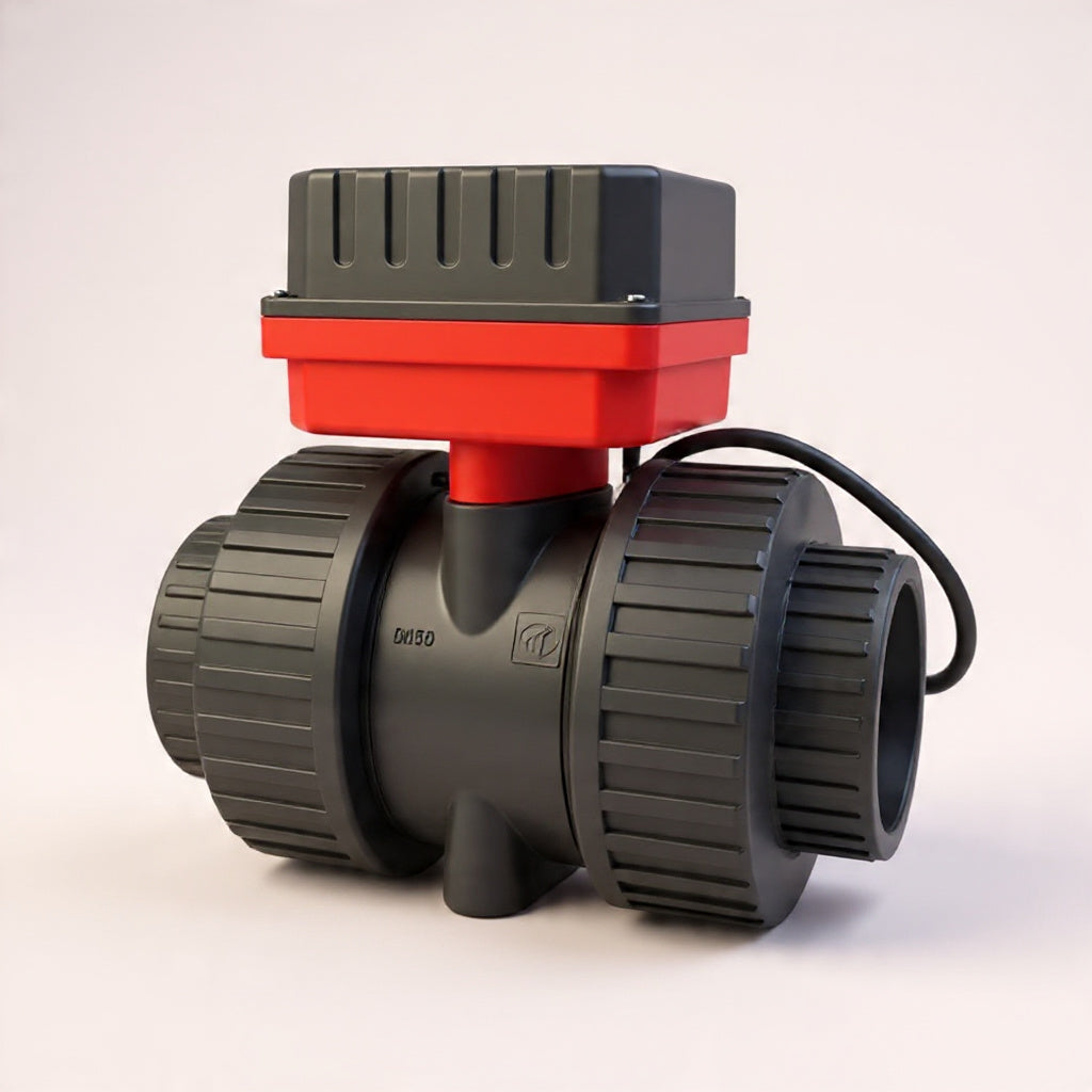 2-Way Smart UPVC Ball Valve – Mobile App Controlled, DN15