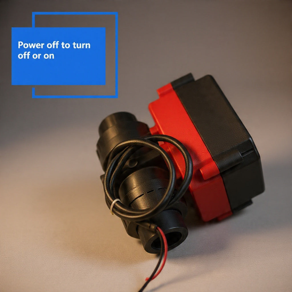 2-Way Smart UPVC Ball Valve – Mobile App Controlled, DN15