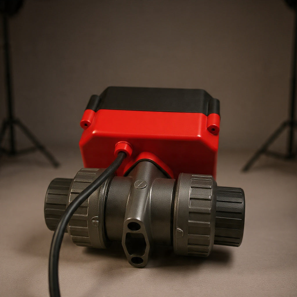 2-Way Smart UPVC Ball Valve – Mobile App Controlled, DN15