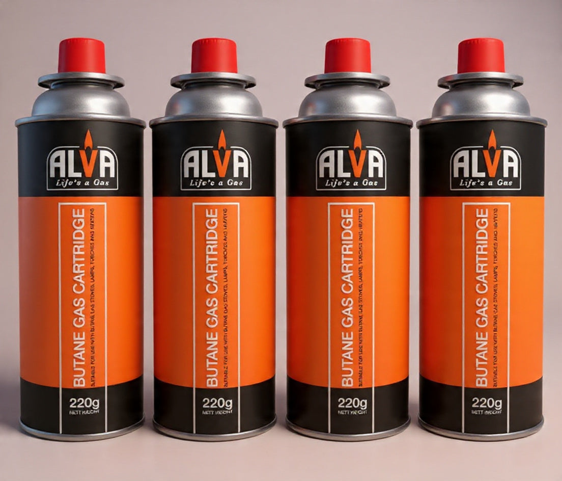 ALVA Butane Canister Bundle – 4 Pack