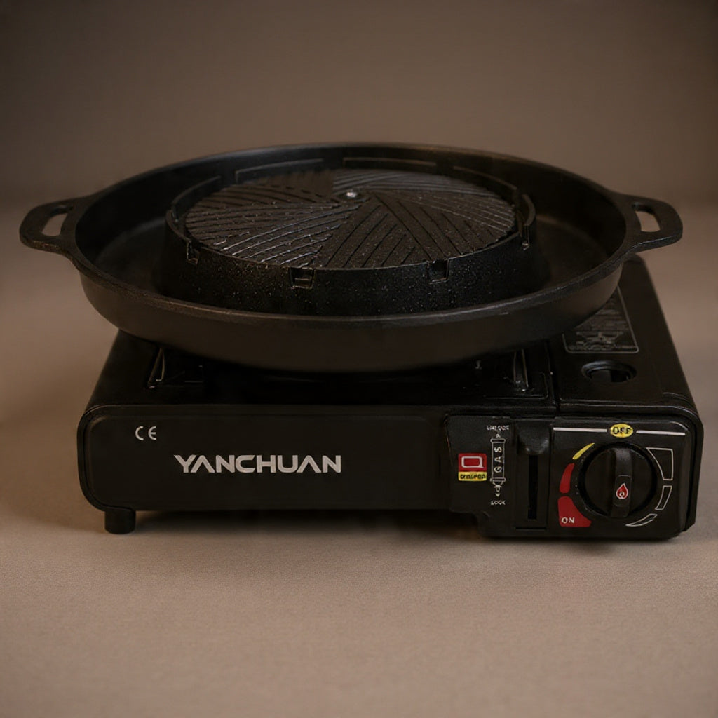 Portable Foldable Butane Camping Stove – BBQ & Outdoor Cooking