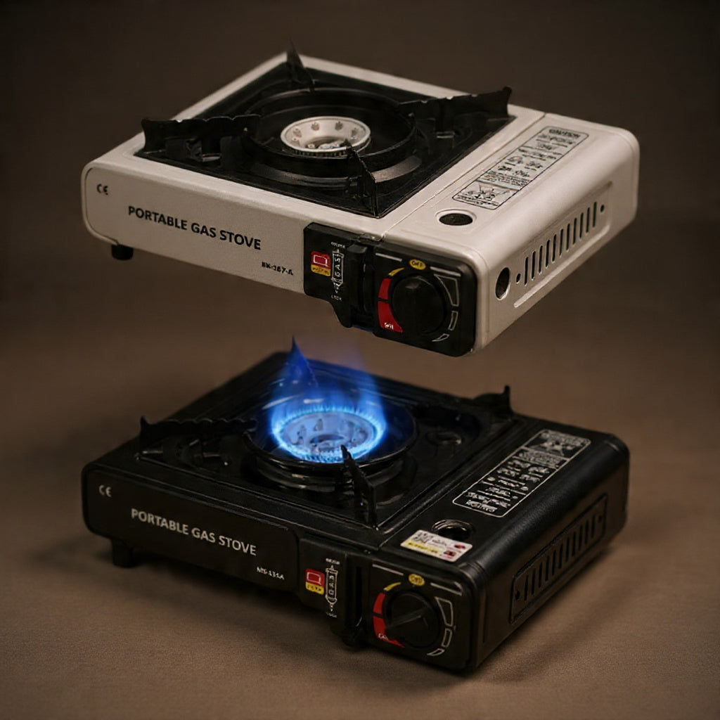 Portable Foldable Butane Camping Stove – BBQ & Outdoor Cooking