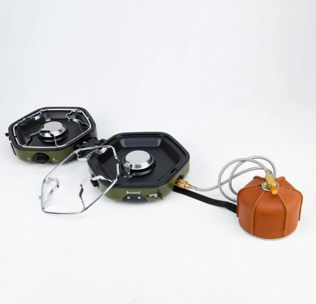 Foldable 20000W Propane Camping Burner – Cookware Set Included