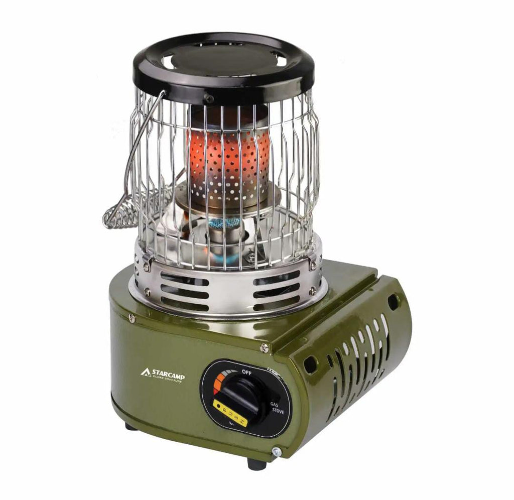 STARCAMP 2-in-1 Butane Camping Heater & Stove