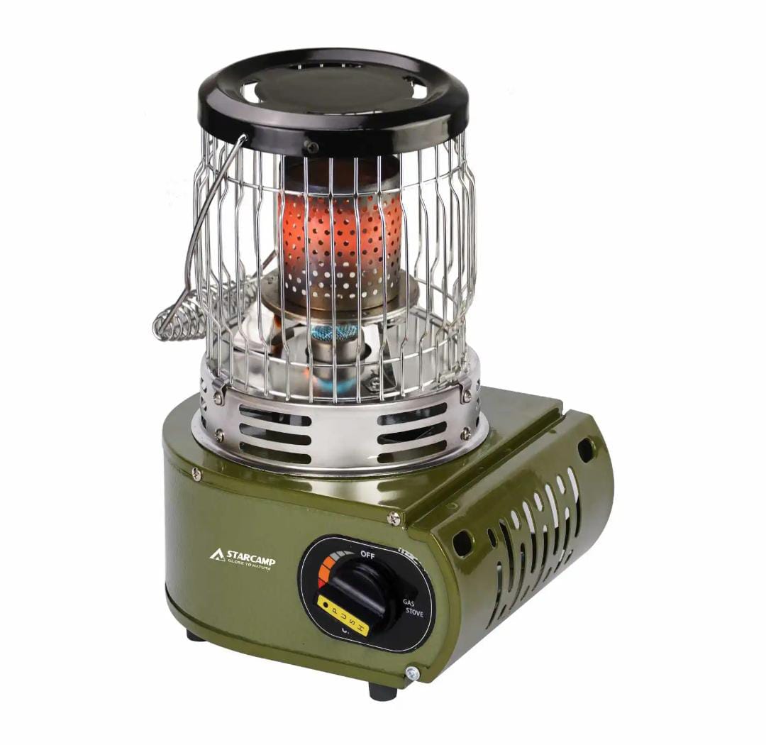 STARCAMP 2-in-1 Butane Camping Heater & Stove