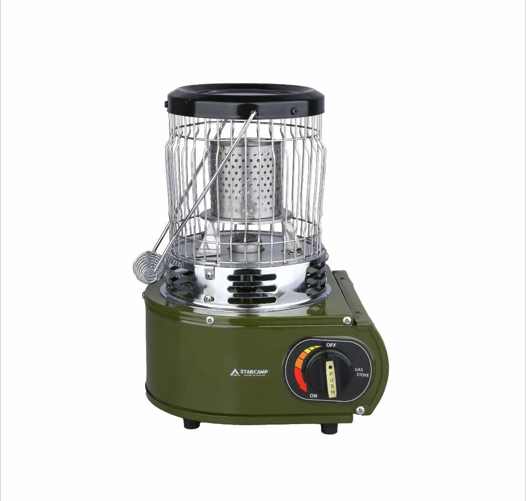 STARCAMP 2-in-1 Butane Camping Heater & Stove