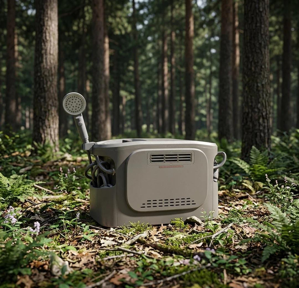 Portable 12V DC/Propane Tankless Camping Shower Heater – RV & Off-Grid