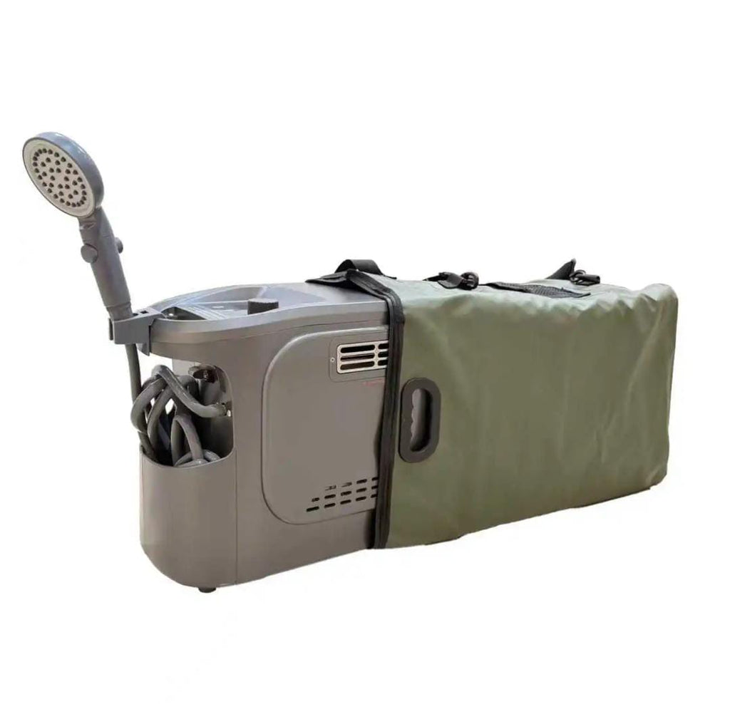 Portable 12V DC/Propane Tankless Camping Shower Heater – RV & Off-Grid