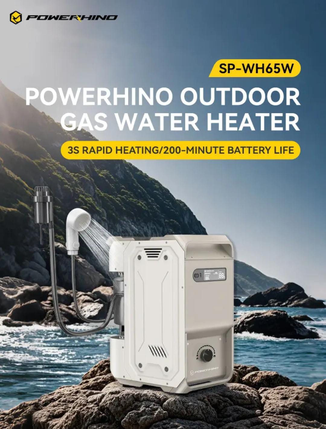 12L Thermostatic LPG Gas Geyser – Fully Automatic