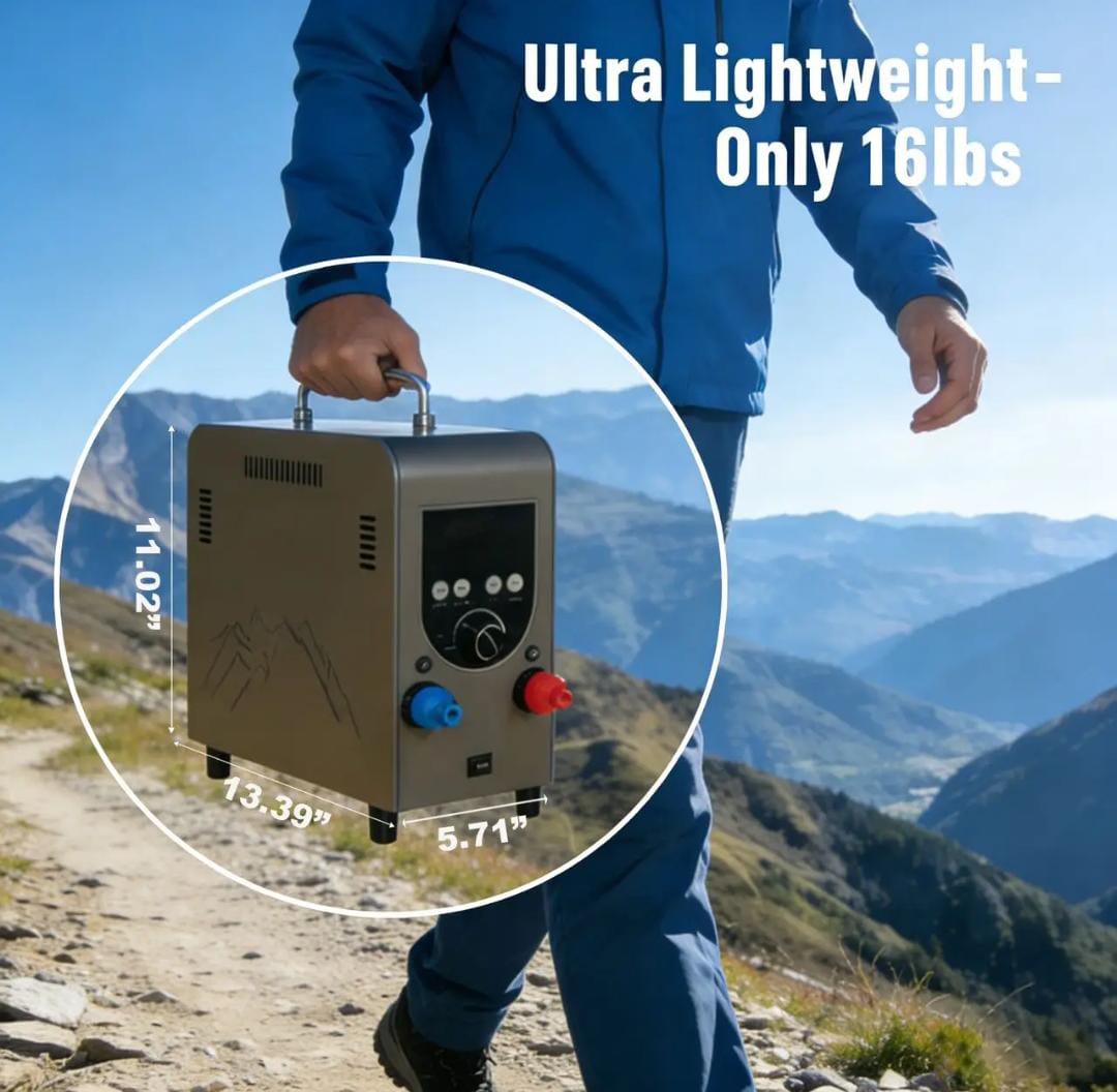 JP Portable Propane Tankless Gas Water Heater – RV & Camping