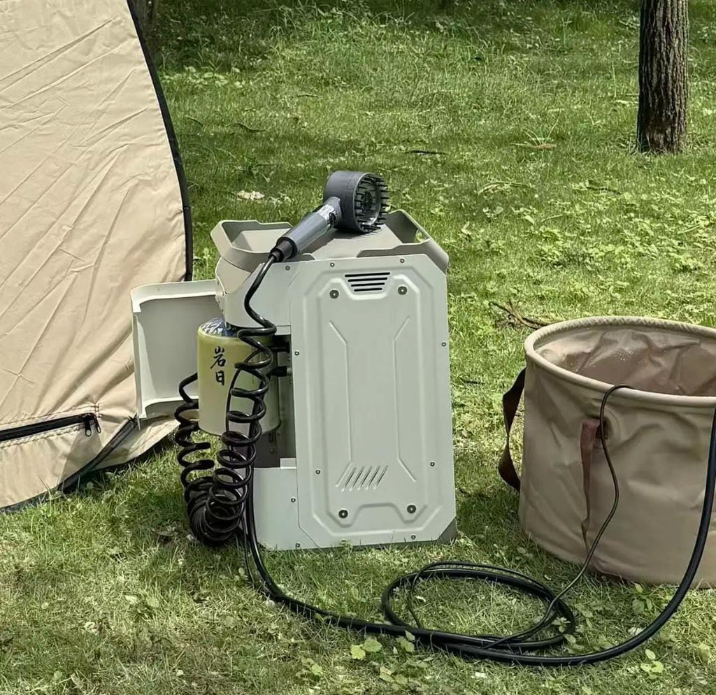 Portable Propane LPG Camping Shower – Type-C Rechargeable Pump