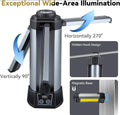 Rechargeable COB LED Work Light – 3-Head, 6000mAh, 2000 Lumens