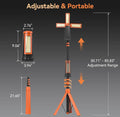 Rechargeable Camping Work Light – Cordless, Dimmable, Detachable Tripod