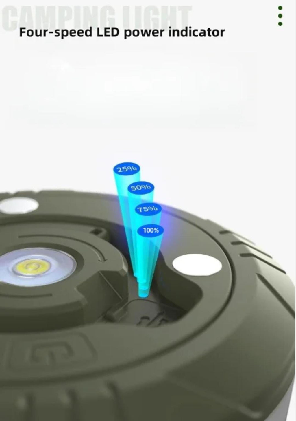 Waterproof LED Camping String Lights – Battery Powered, High Brightness