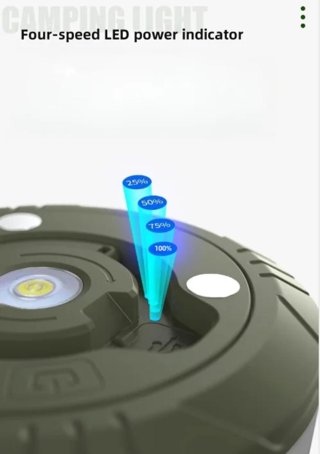 Waterproof LED Camping String Lights – Battery Powered, High Brightness