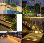 LED Solar Light Strip – Dual Colour Temp, Waterproof, Smart Control