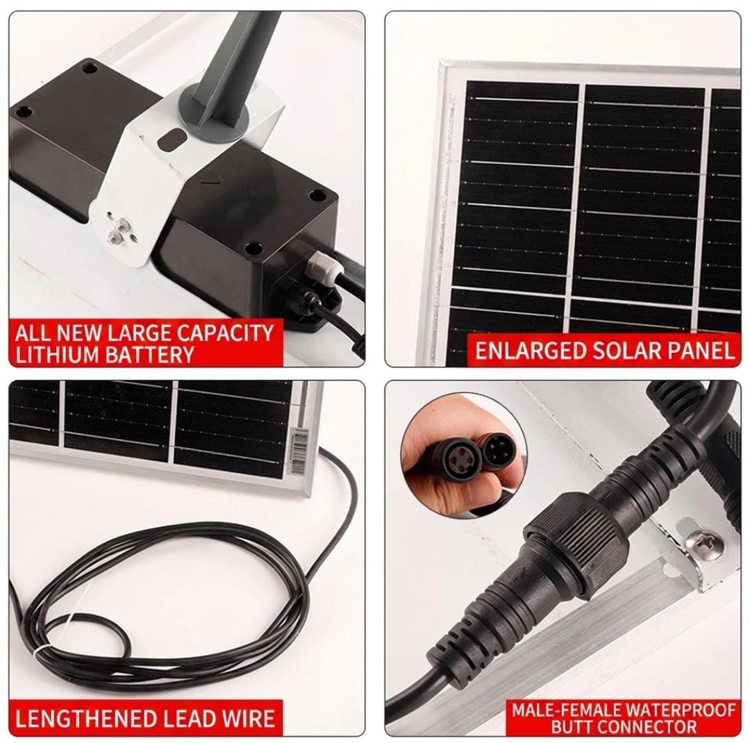 LED Solar Light Strip – Dual Colour Temp, Waterproof, Smart Control