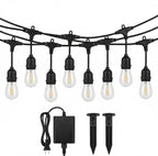 Solar S14 LED Bulb String Light – Waterproof, Remote Control, Outdoor Decor