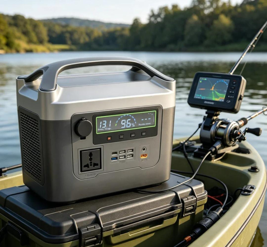 Portable Solar Power Station 500W – LiFePO4, 512Wh, Pure Sine Wave