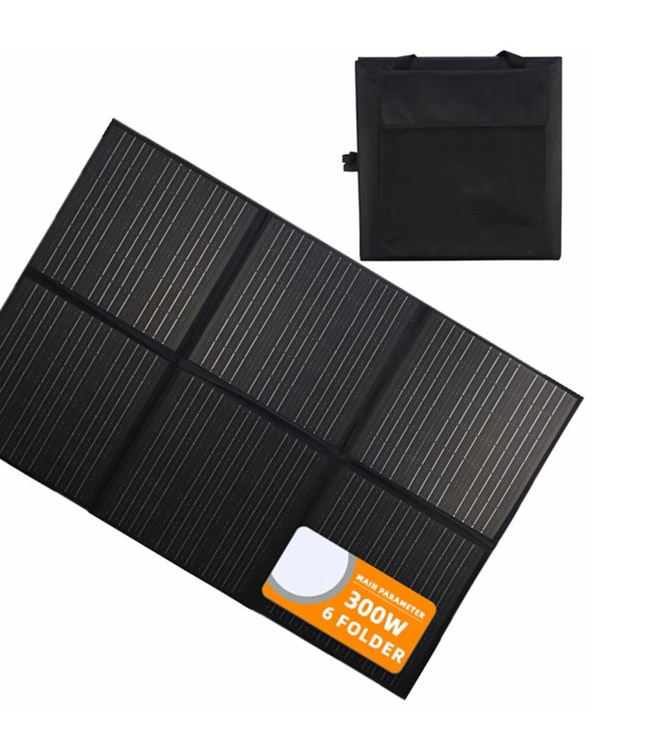 300W Foldable Solar Power Station – 6-Panel, Waterproof, High Efficiency