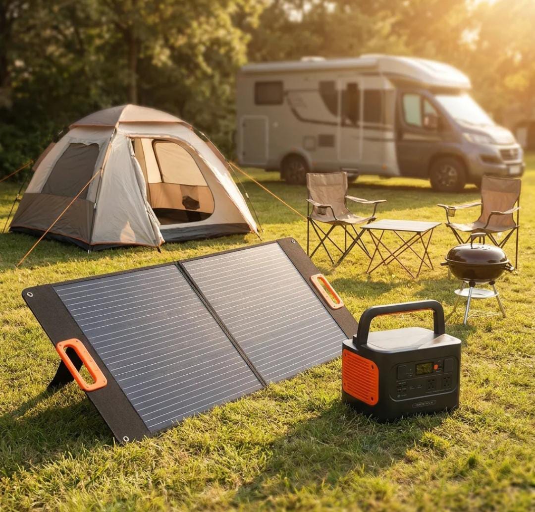 100W Foldable Solar Panel Bag – Portable, Camping & Power Station Compatible