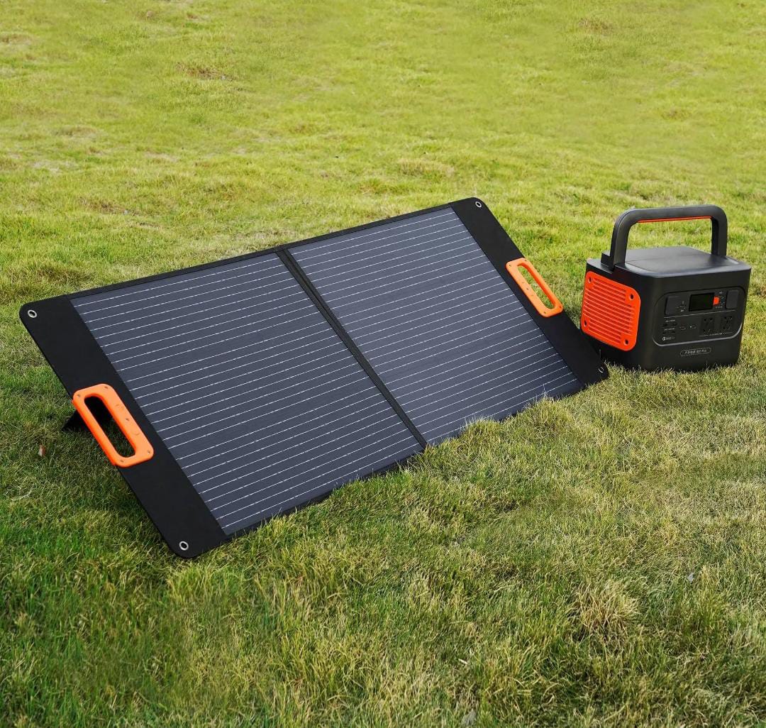 100W Foldable Solar Panel Bag – Portable, Camping & Power Station Compatible