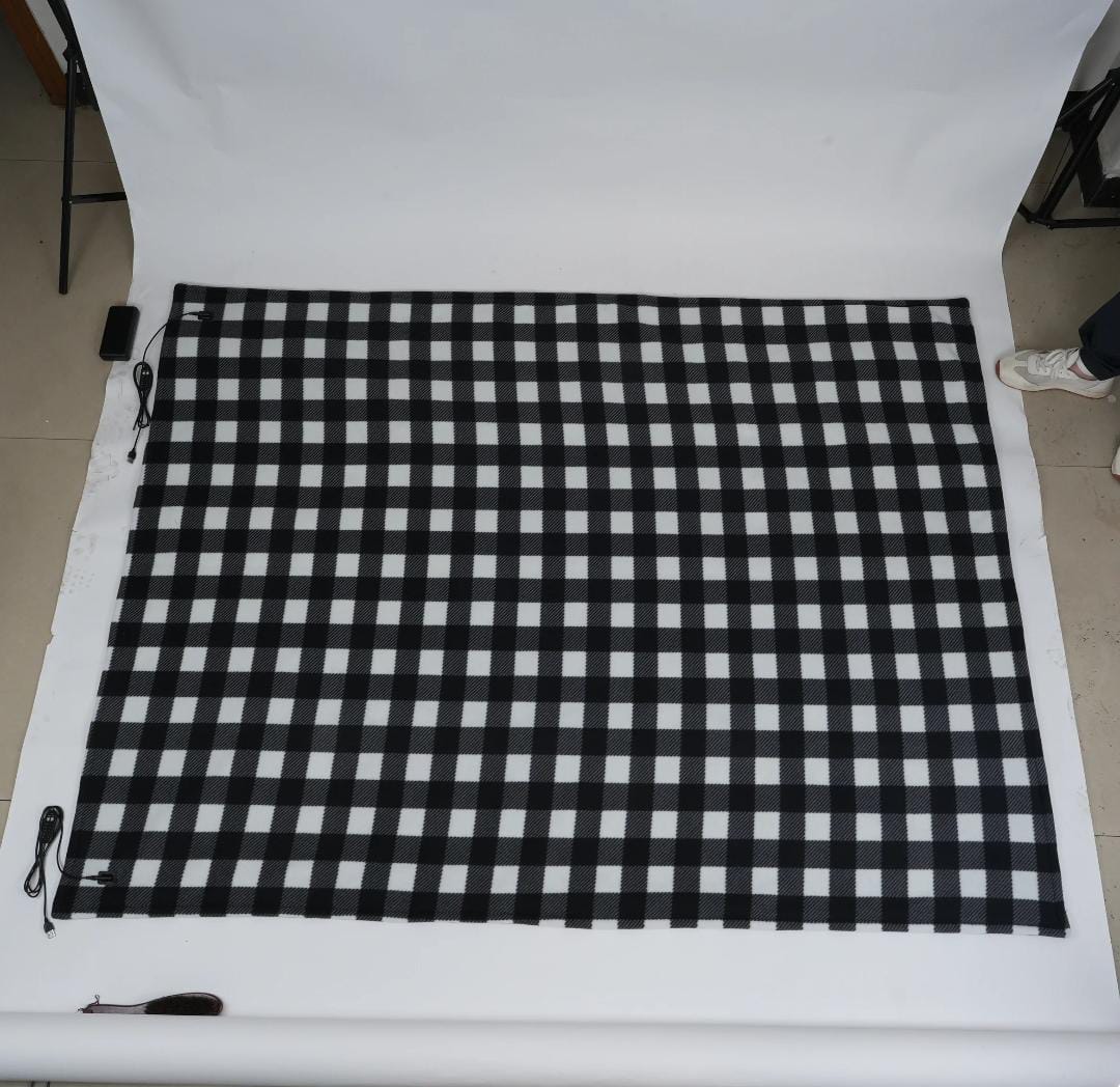 Infrared Electric Camping Blanket – Wearable, Washable, Temperature Control