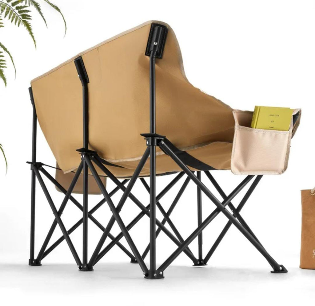 Camp chair double moon foldable 600D Oxford