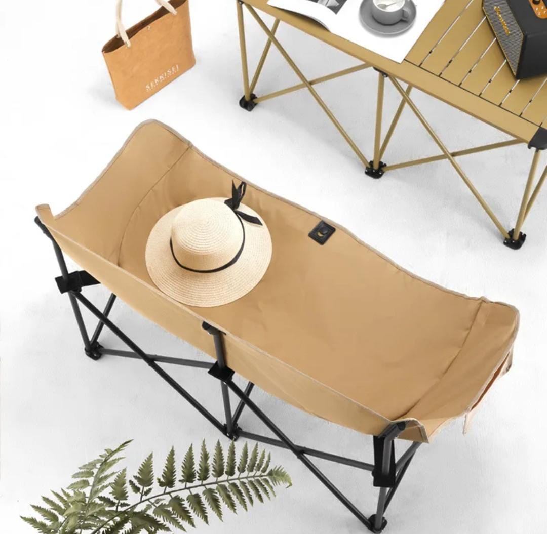 Camp chair double moon foldable 600D Oxford