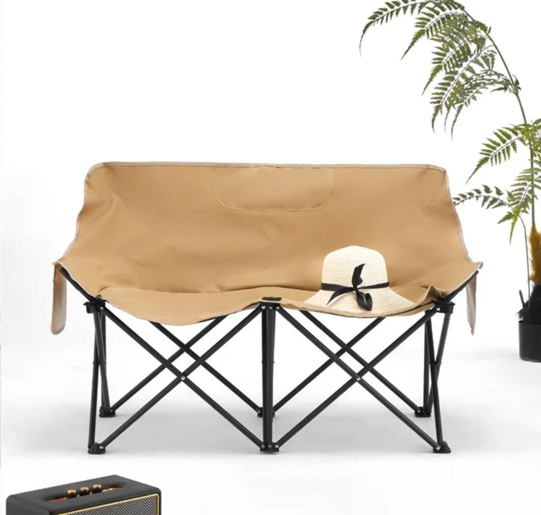 Camp chair double moon foldable 600D Oxford