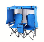 Folding Double Canopy Camp Chair
