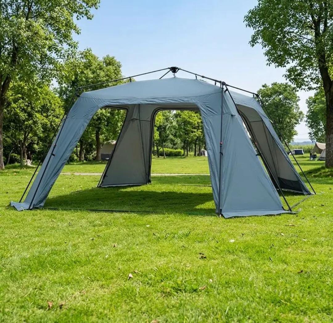 Multi scenario outdoor tent automatic setup 2000m waterproof large space summer camping sunshade pavilion