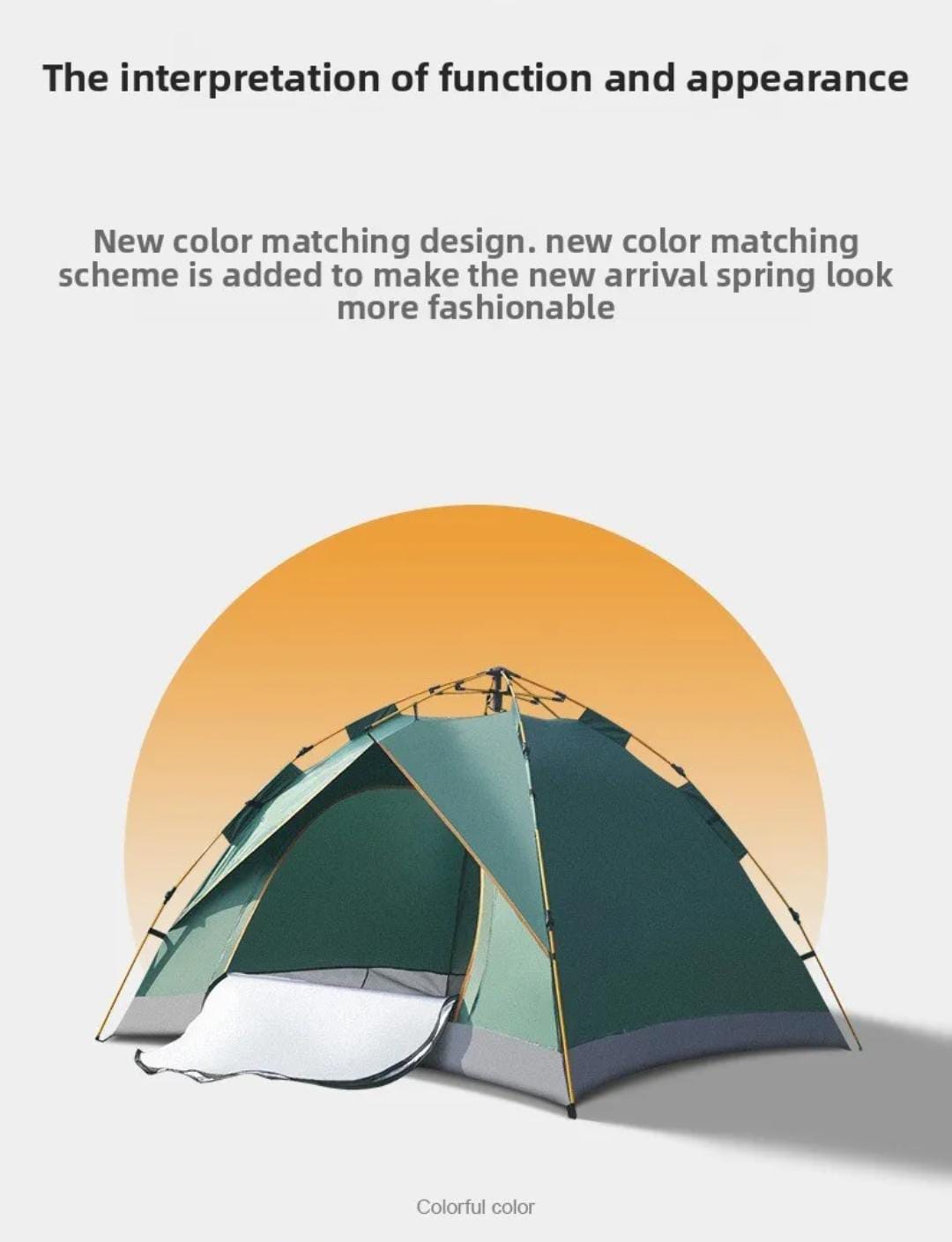 Fully automatic camping tent quick-setup beach tent water proof sun shelter and other outdoor activities