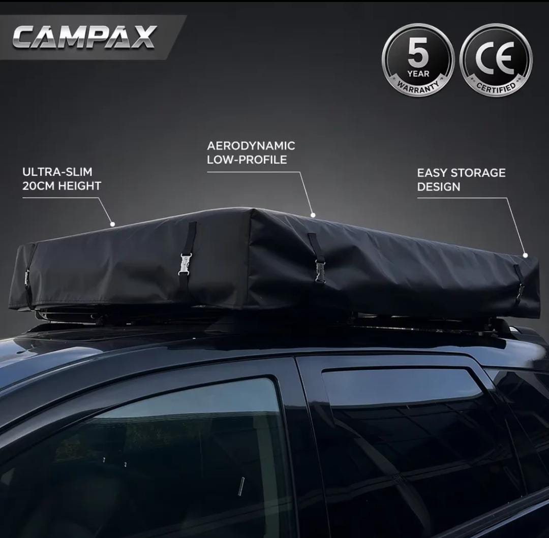 [CAMPAX] Double layer hydraulic rooftop tent 3-5 person 280G Oxford PU3000m 4-season | Decgzelt