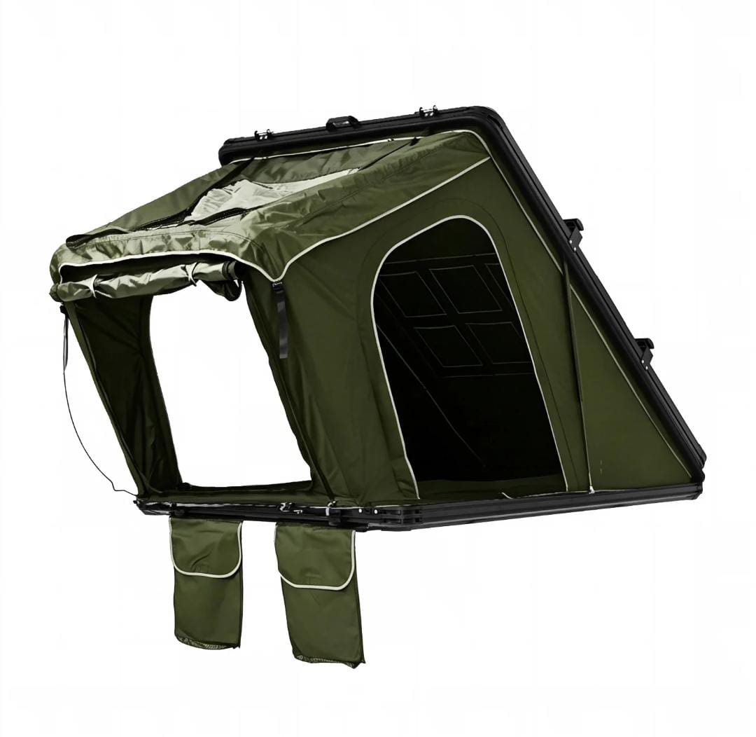 [CAMPAX] Hard shell rooftop tent triangle 2-3P honeycomb auto open UV50 lightweight | Hartschalen dachzelt