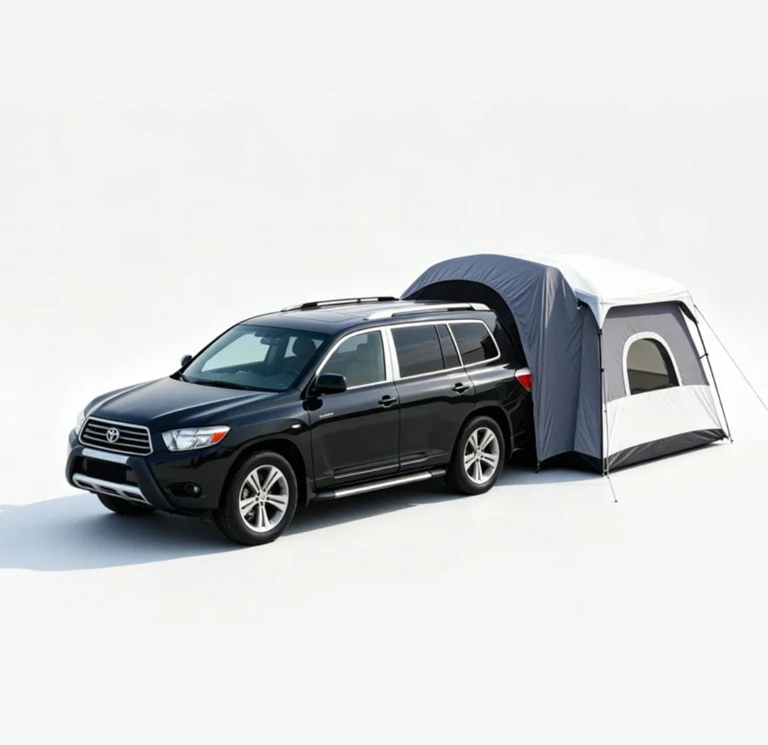 [CAMPAX] SUV tailgate tent 4-6P connectable 210D Oxford waterproof skylight overlanding camping | Heckzelt