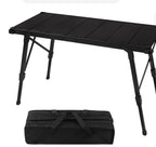 Aluminium Folding Picnic Table with Mesh Basket & BBQ Stove