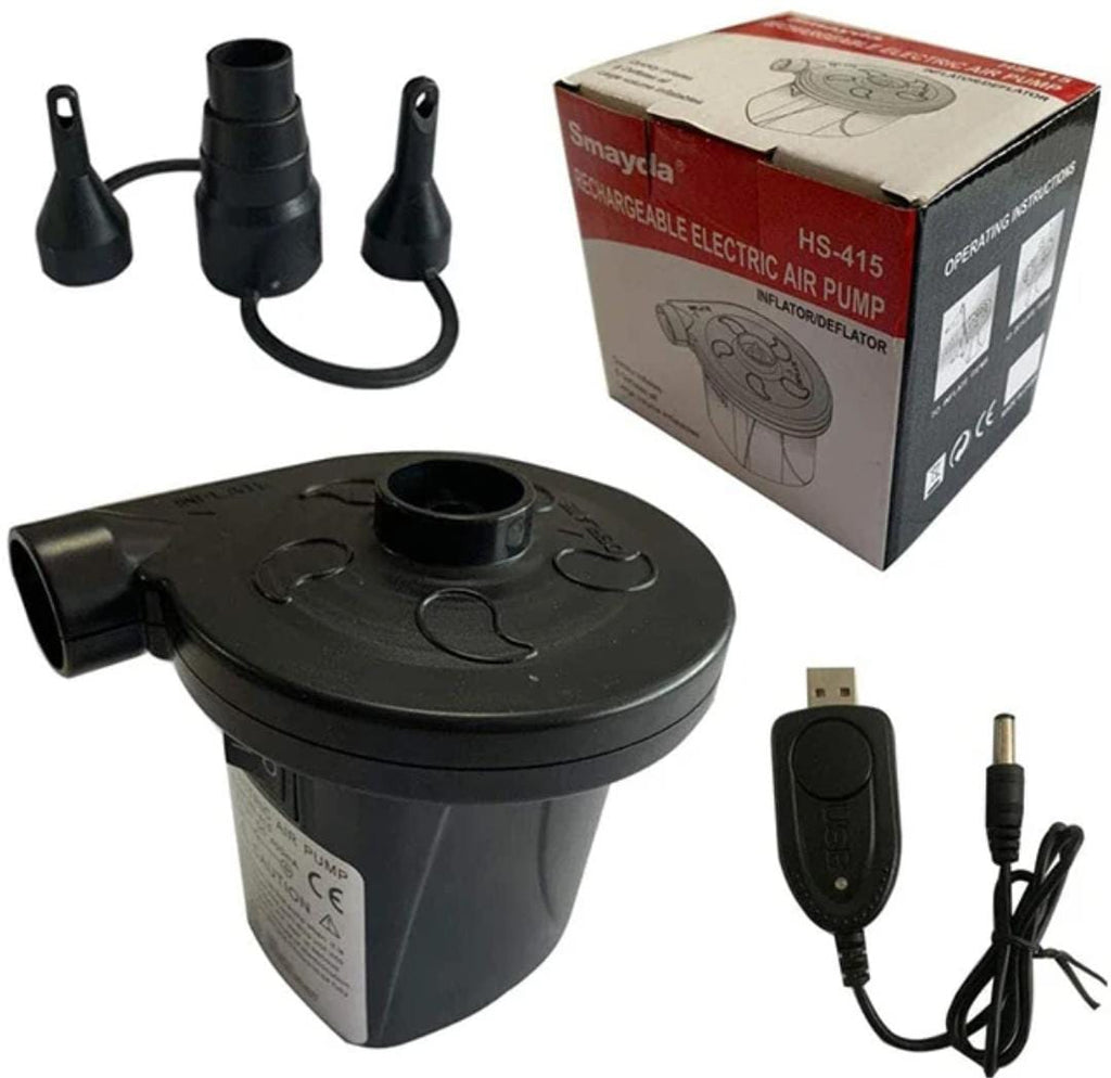 USB rechargeable electric air pump